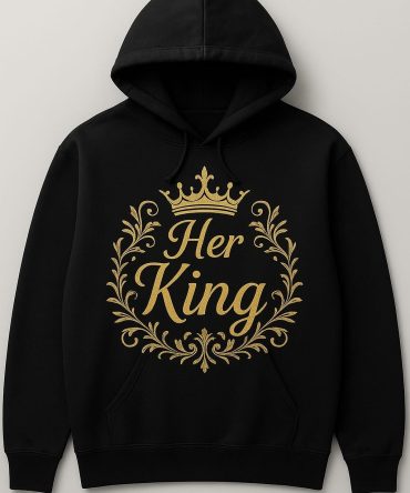 He's King (Printed) Premium Hoodie